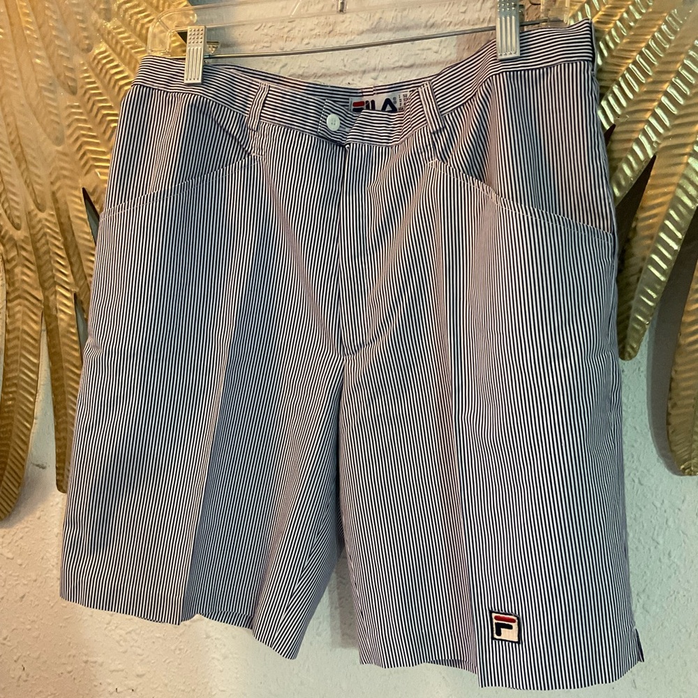 Vintage Fila pin striped Shorts